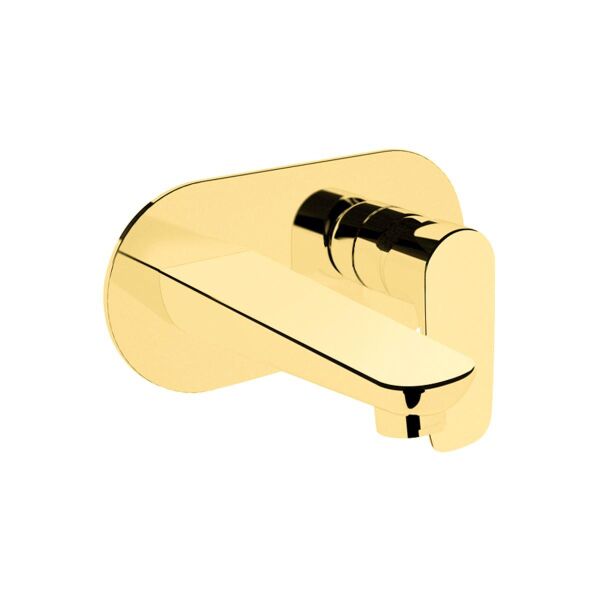 VitrA Artema X-Line Duvardan Ankastre Lavabo Bataryası Altın A4239923