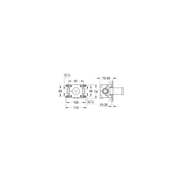 Grohe Rapido C 27 623 000 İçin İç Gövde - 35028000