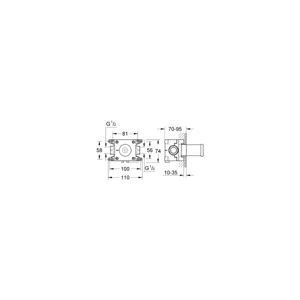 Grohe Rapido C 27 623 000 İçin İç Gövde - 35028000