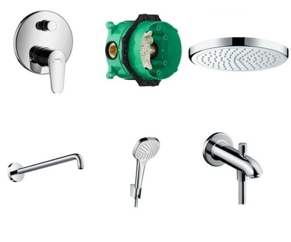 Hansgrohe Focus Ankastre Duş Seti - Gagalı 31945000set3