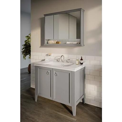 VitrA Valarte Dolaplı Ayna, 100 Cm Mat Gri - 62235