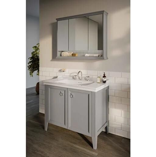 VitrA Valarte Dolaplı Ayna, 100 Cm Mat Gri - 62235