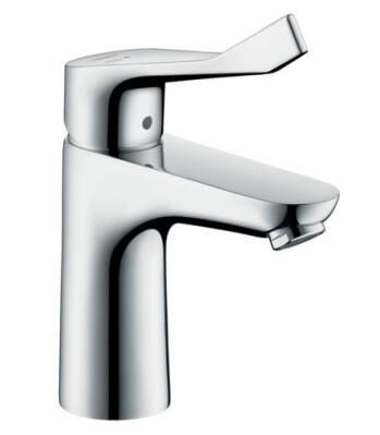 Hansgrohe Focus Tek Kollu Lavabo Bataryası 100 CoolStart, Kumandasız, uzun volan ile - 31917000
