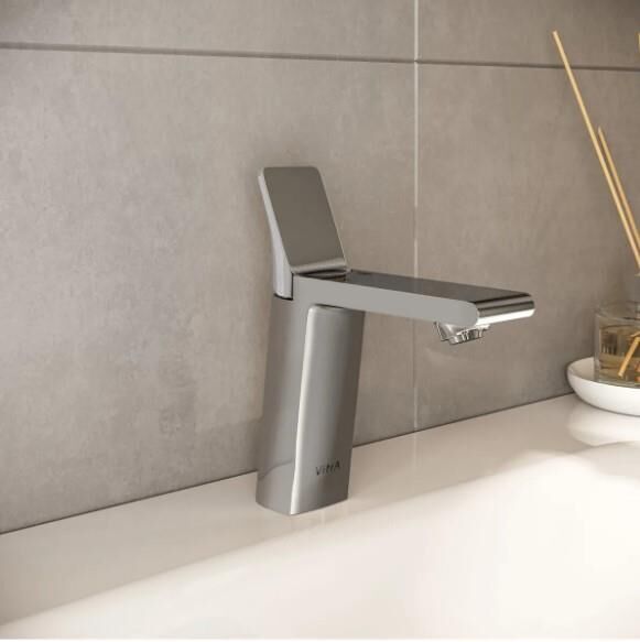 VitrA Memoria A42329 Lavabo Bataryası Krom