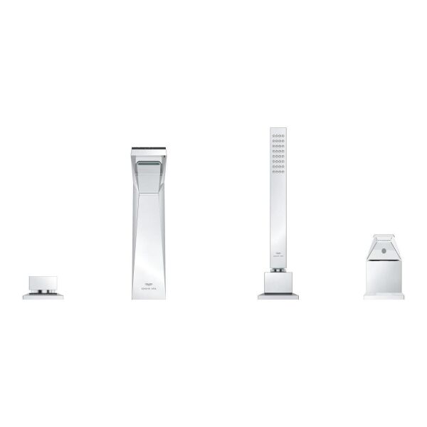 Grohe Allure Brilliant 4 Delikli Küvet Bataryası - 29527000