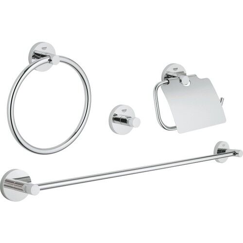 Grohe Essentials 4'ü Bir Arada Banyo Aksesuar Seti (40776001)