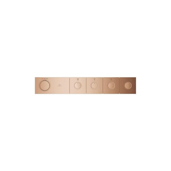 Grohe Grohtherm Aqua Tiles 4 Valfli Akış Kontrollü, Ankastre Termostatik Duş Bataryası Br. Warm Sunset – 106867DL00