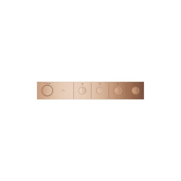 Grohe Grohtherm Aqua Tiles 4 Valfli Akış Kontrollü, Ankastre Termostatik Duş Bataryası Br. Warm Sunset – 106867DL00