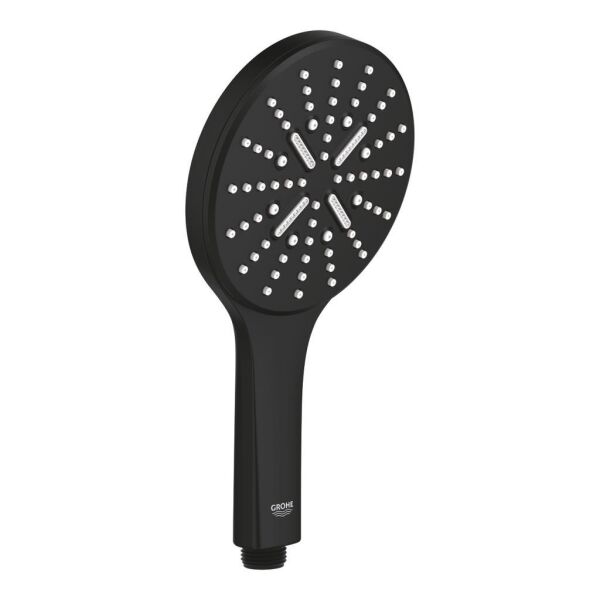 Grohe El Duşu 3 Akışlı 13 cm SmartActive Phantom Black - 22127KF0
