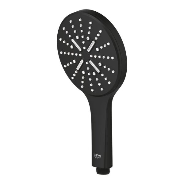 Grohe El Duşu 3 Akışlı 13 cm SmartActive Phantom Black - 22127KF0