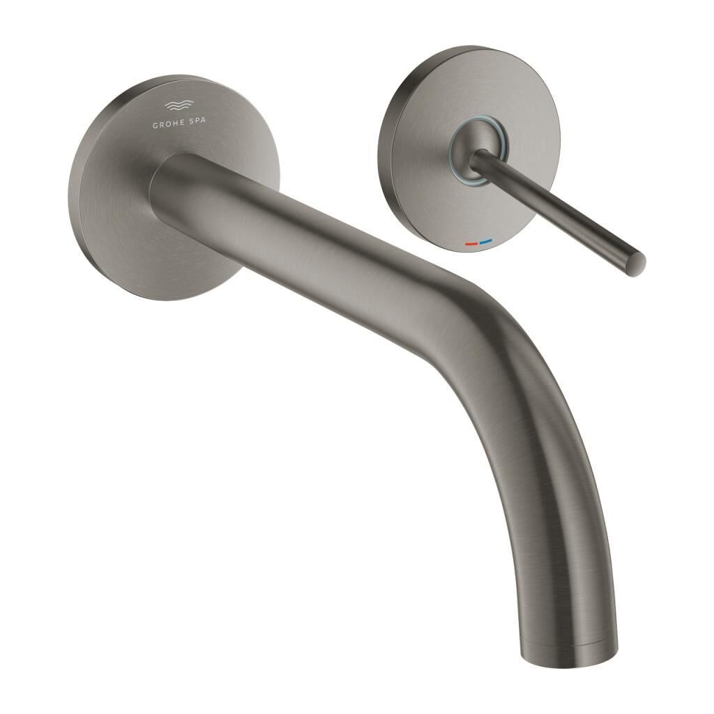 Grohe Lavabo Bataryası İki Delikli Duvardan Atrio Br.Hard Graphite – 29406AL0