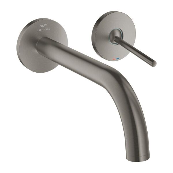 Grohe Lavabo Bataryası İki Delikli Duvardan Atrio Br.Hard Graphite – 29406AL0