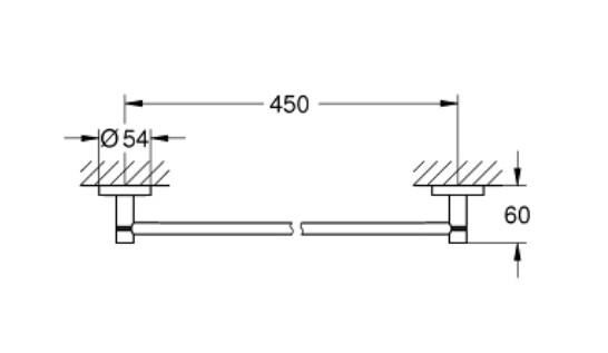 Grohe Essentials Havluluk - 40688AL1