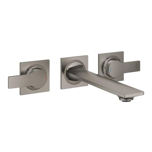 Grohe Allure Ankastre Lavabo Bataryası (Sıva Üstü Grubu), Fırçalı Sert Grafit - 20193AL2