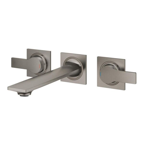 Grohe Allure Ankastre Lavabo Bataryası (Sıva Üstü Grubu), Fırçalı Sert Grafit - 20193AL2