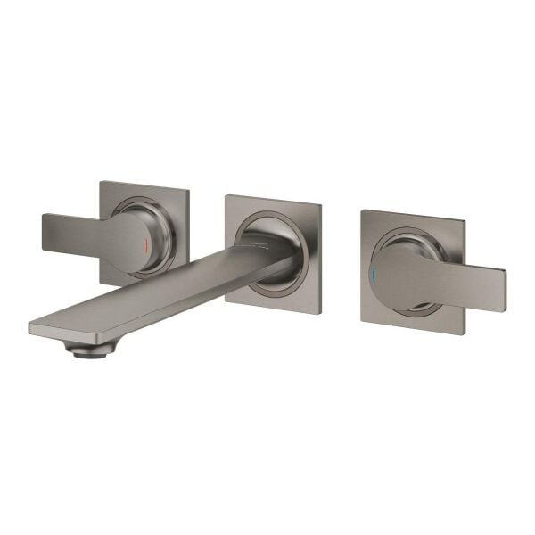 Grohe Allure Ankastre Lavabo Bataryası (Sıva Üstü Grubu), Fırçalı Sert Grafit - 20193AL2