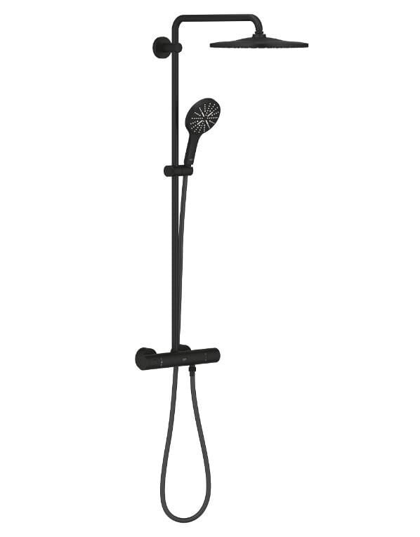 Grohe Rainshower Smartactive 310 Duvara Monte Termostatik Bataryalı Duş Sistemi - 22119KF0