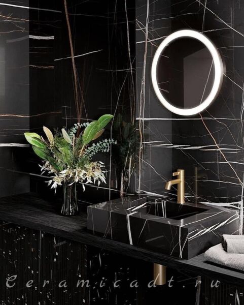 Kütahya Seramik 120*240 Nox Siyah Kristal Parlak Nano (adet fiyatıdır)