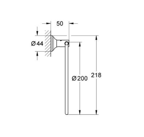 Grohe Essentials Halka Havluluk - 40655001