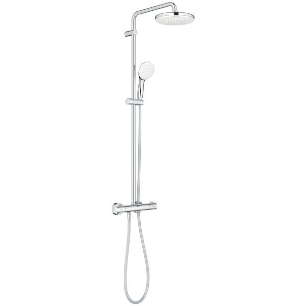 Grohe Tempesta System 210 Duvara Monte Termostatik Bataryalı Duş Sistemi - 26811001