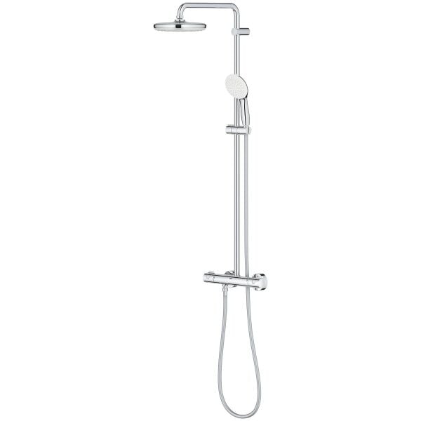 Grohe Tempesta System 210 Duvara Monte Termostatik Bataryalı Duş Sistemi - 26811001