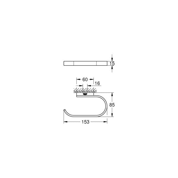 Grohe Selection Tuvalet Kağıtlığı - 41068DC0
