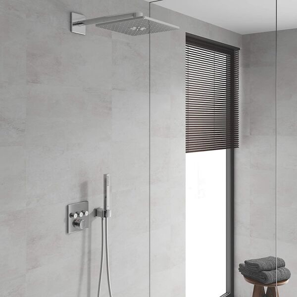 Grohe SmartControl Perfect Ankastre Banyo/Duş Bataryası, Tepe ve El Duşu Seti - 34712000