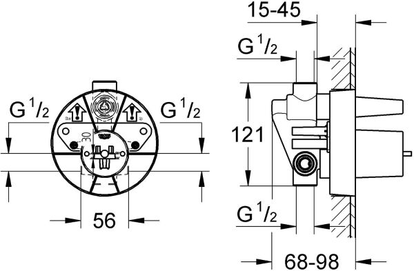 Grohe Ankastre Iç Gövde 33963000