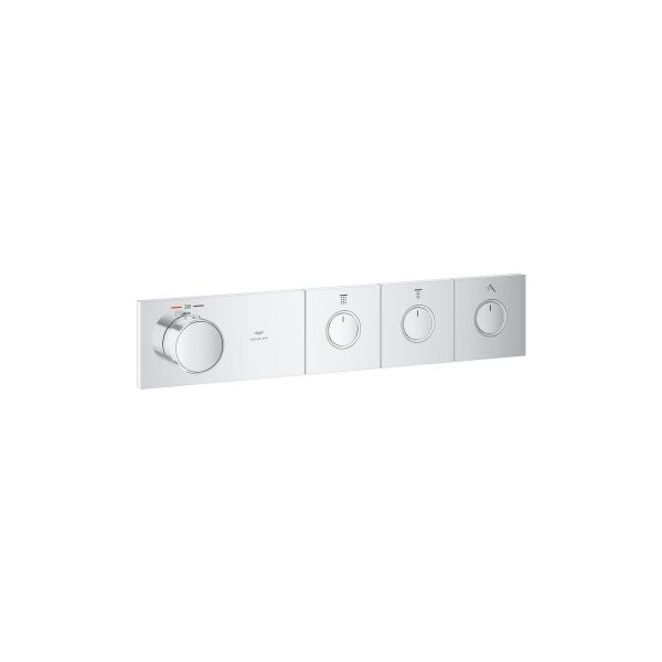 Grohe Grohtherm Aqua Tiles 3 Valfli Akış Kontrollü, Ankastre Termostatik Duş Bataryası Krom – 1068660000
