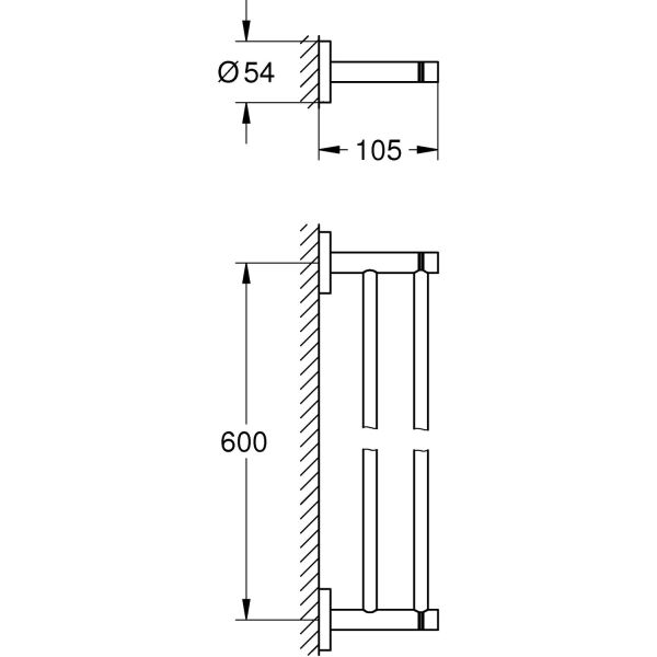 Grohe Essentials 2'li Havluluk 40802DA1