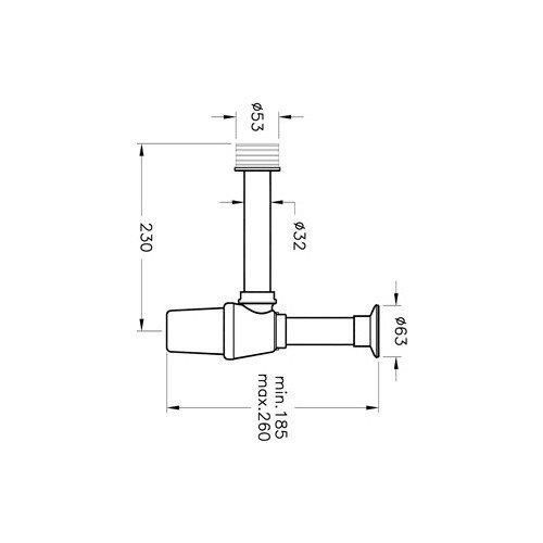 Vitra Plastik Lavabo Sifonu Seti (10'Lu Paket) -  A45109