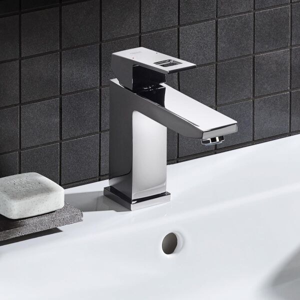 Grohe Eurocube Tek Kumandalı Lavabo Bataryası - 23445000