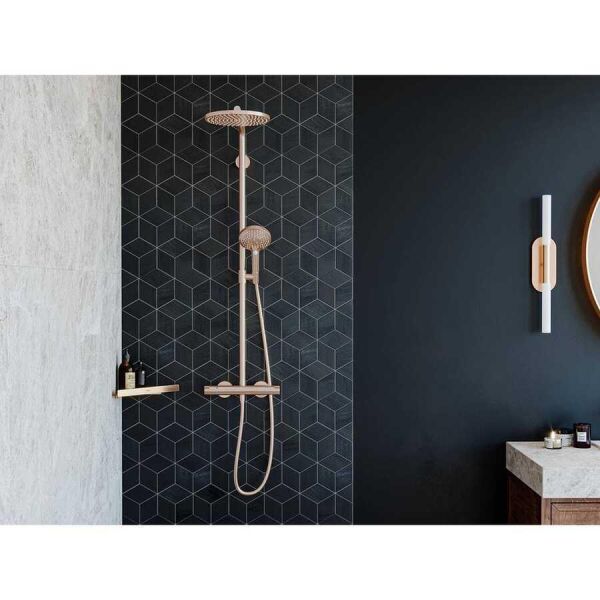 Hansgrohe Raindance Select S 240 Duş Kolonu, Termostatlı, Mat Bronz - 27633140
