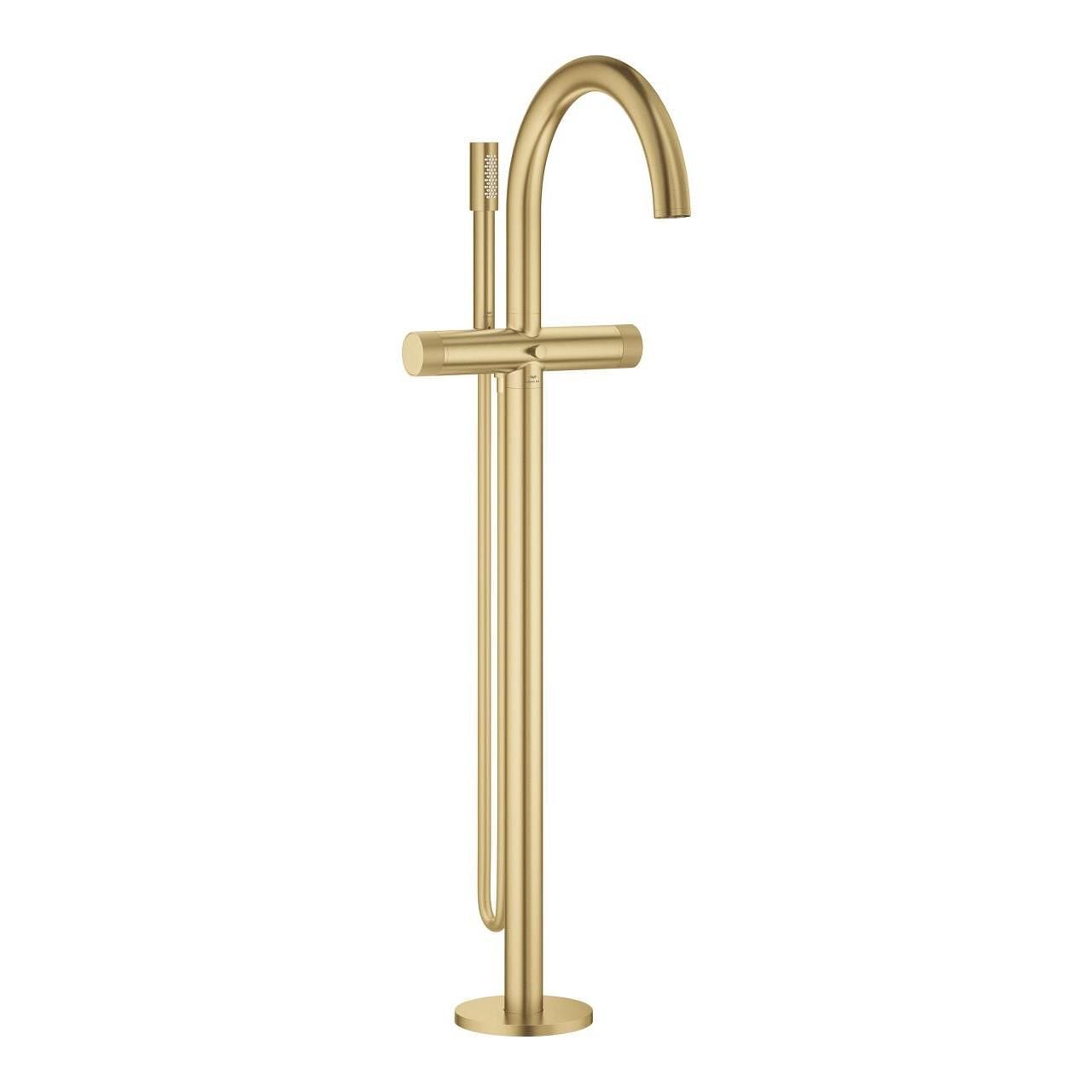 Grohe Atrio Private Collection Tek Yerden Küvet Bataryası (Sıva Üstü Grubu), Fırçalı Altın - 25229GN0