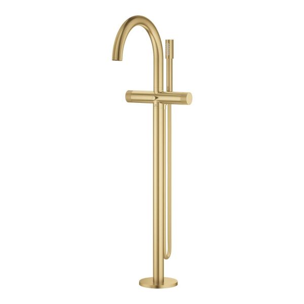 Grohe Atrio Private Collection Tek Yerden Küvet Bataryası (Sıva Üstü Grubu), Fırçalı Altın - 25229GN0