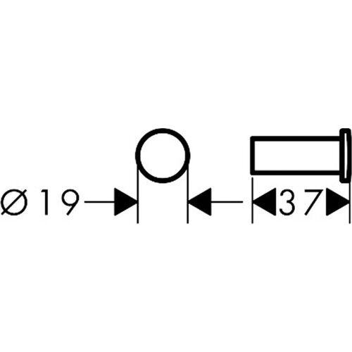 Hansgrohe 41711000 Hg Logis Universal Tekli Askı Krom