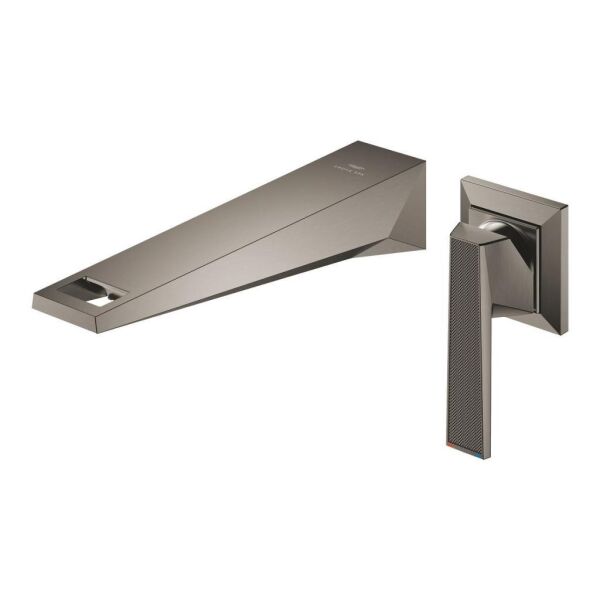 Grohe Allure Brilliant Private Collection 2 Delikli Duvardan Lavabo Bataryası M–Boyut Brushed Hard Graphite – 29517AL0