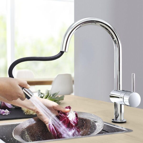 Grohe Minta Tek Kumandalı Spiralli Eviye Bataryası - 32918000