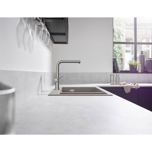 Hansgrohe Talis M54 Eviye Bataryası Çekilebilir Gagalı Krom 72809000