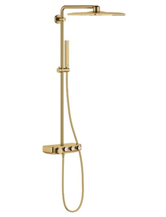 Grohe Euphoria SmartControl System 310 Cube Duo Duvara Monte Termostatik Bataryalı Duş Sistemi - 26508GN0