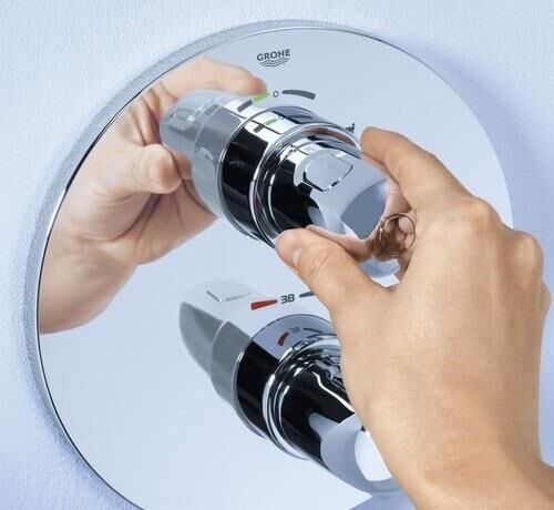 Grohe Grohtherm 1000 New 2 Yollu Yön Değ.Termostatik Banyo Bat.19986000