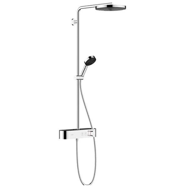 Hansgrohe Pulsify S Duş kolonu 260 1jet, EcoSmart, ShowerTablet Select 400 ile - 24221000