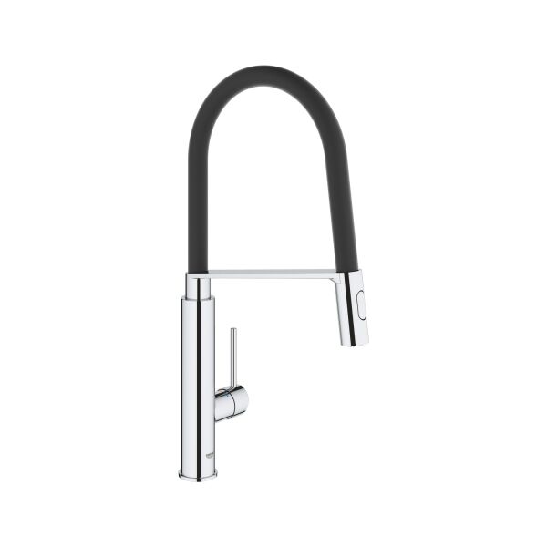 Grohe Concetto Professional Tek Kumandalı Eviye Bataryası Siyah - 31491000