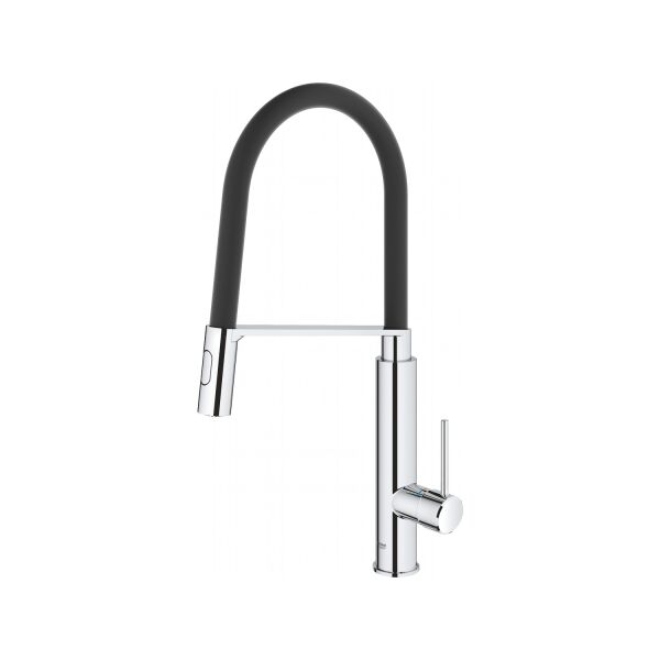 Grohe Concetto Professional Tek Kumandalı Eviye Bataryası Siyah - 31491000