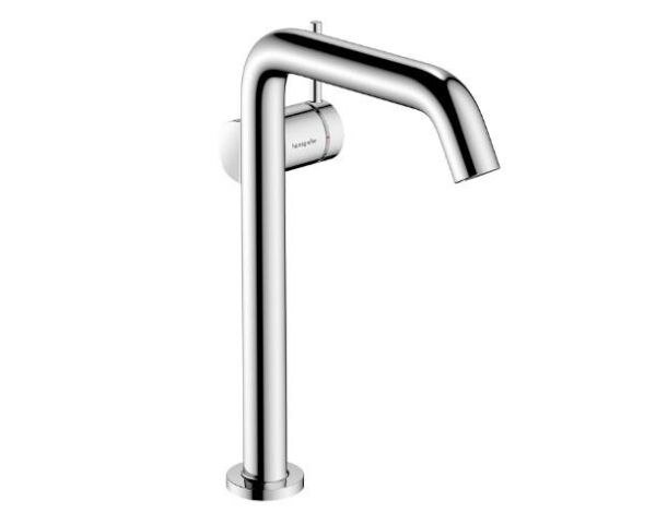 Hansgrohe Tecturis S  Tek kollu lavabo bataryası 240 Fine CoolStart EcoSmart+, itmeli açılır gider setine sahip lavabolar için - 73370000