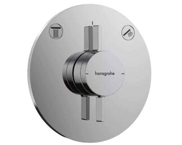 Hansgrohe DuoTurn S 2 Çıkış İçin Ankastre Banyo Bataryası - 75418000