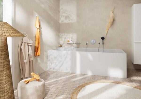 Hansgrohe DuoTurn S 2 Çıkış İçin Ankastre Banyo Bataryası - 75418000