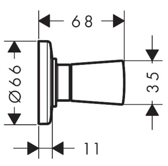 Hansgrohe Logis Ankastre Stop Valf
