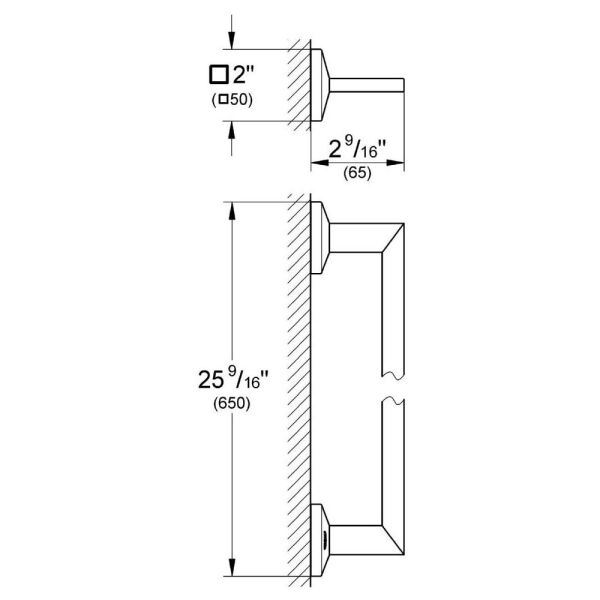 Grohe Allure Brilliant Uzun Havluluk Banyo Aksesuarı - 40497000