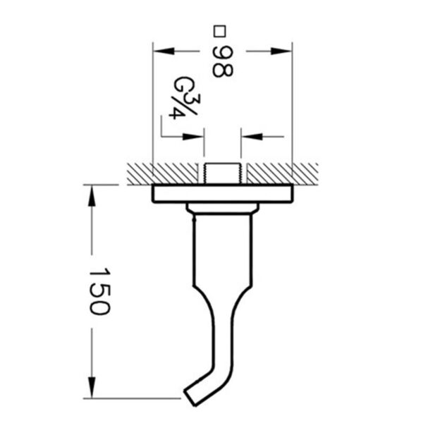 Artema Suit U Çıkış Ucu Altın - A4249223